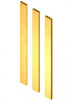 Plotovky, dřevěné ploty - 80x19x900mm, bez špice