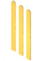 Plotovky, dřevěné ploty - 80x19x900mm, oblouková špice